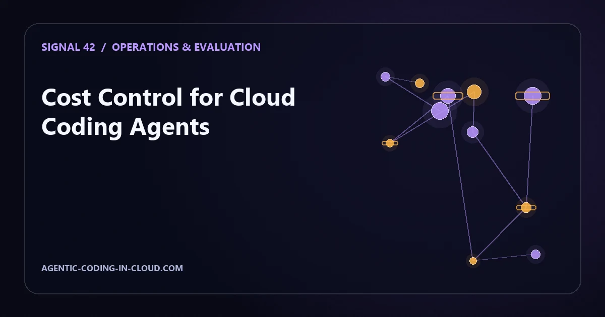 Cost Control for Cloud Coding Agents