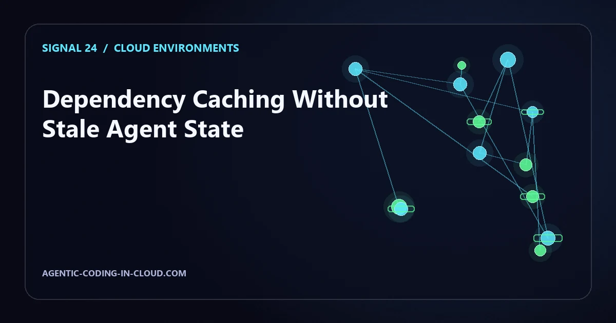 Dependency Caching Without Stale Agent State